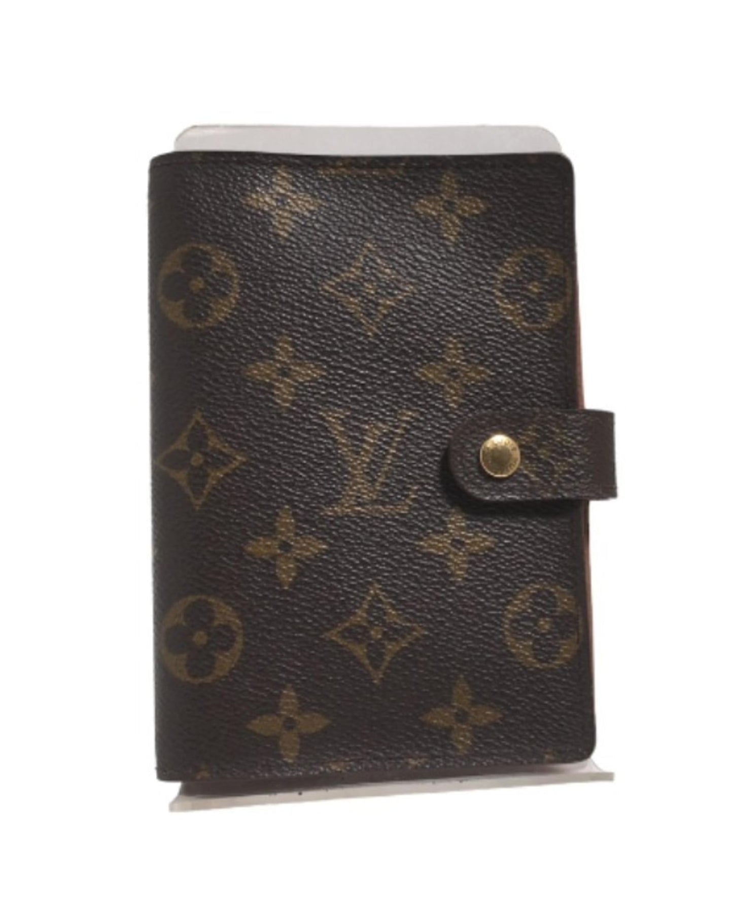 Stylish Brown Canvas Agenda Organizer