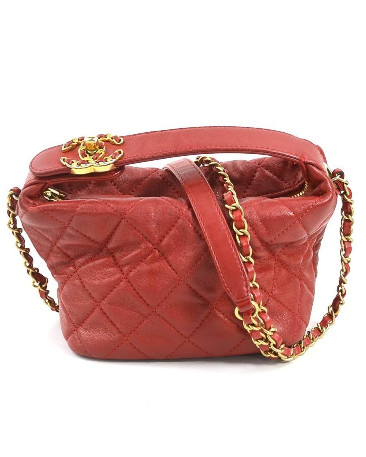 Chanel Mini Chain Bag Quilted Lambskin