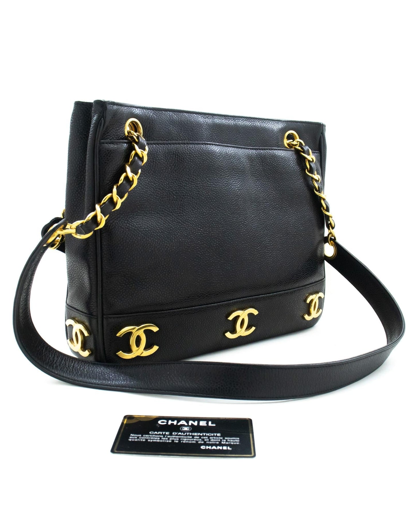 Chanel Chanel Caviar Leather Chain Bag