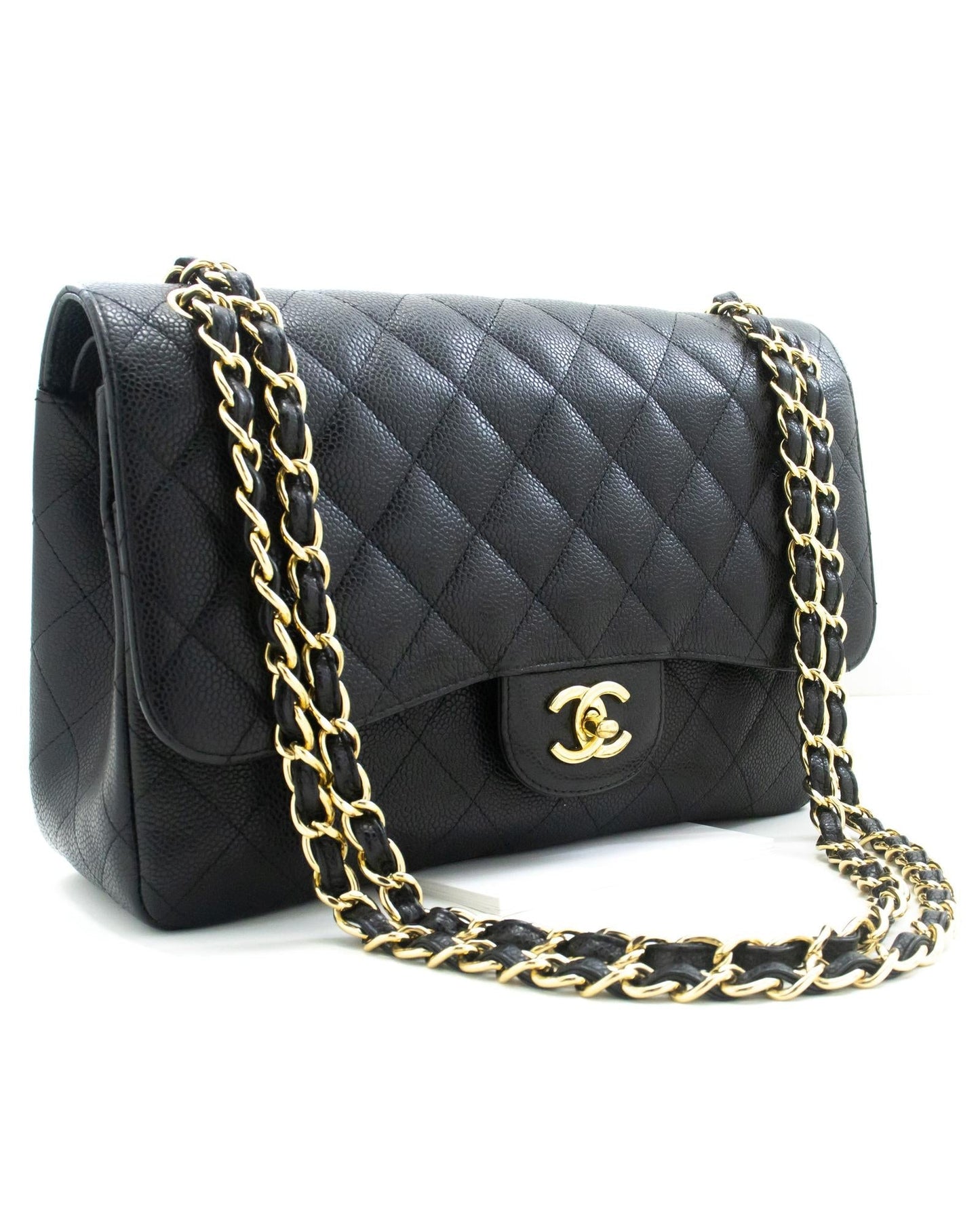 Chanel Classic Double Flap Bag Caviar Leather