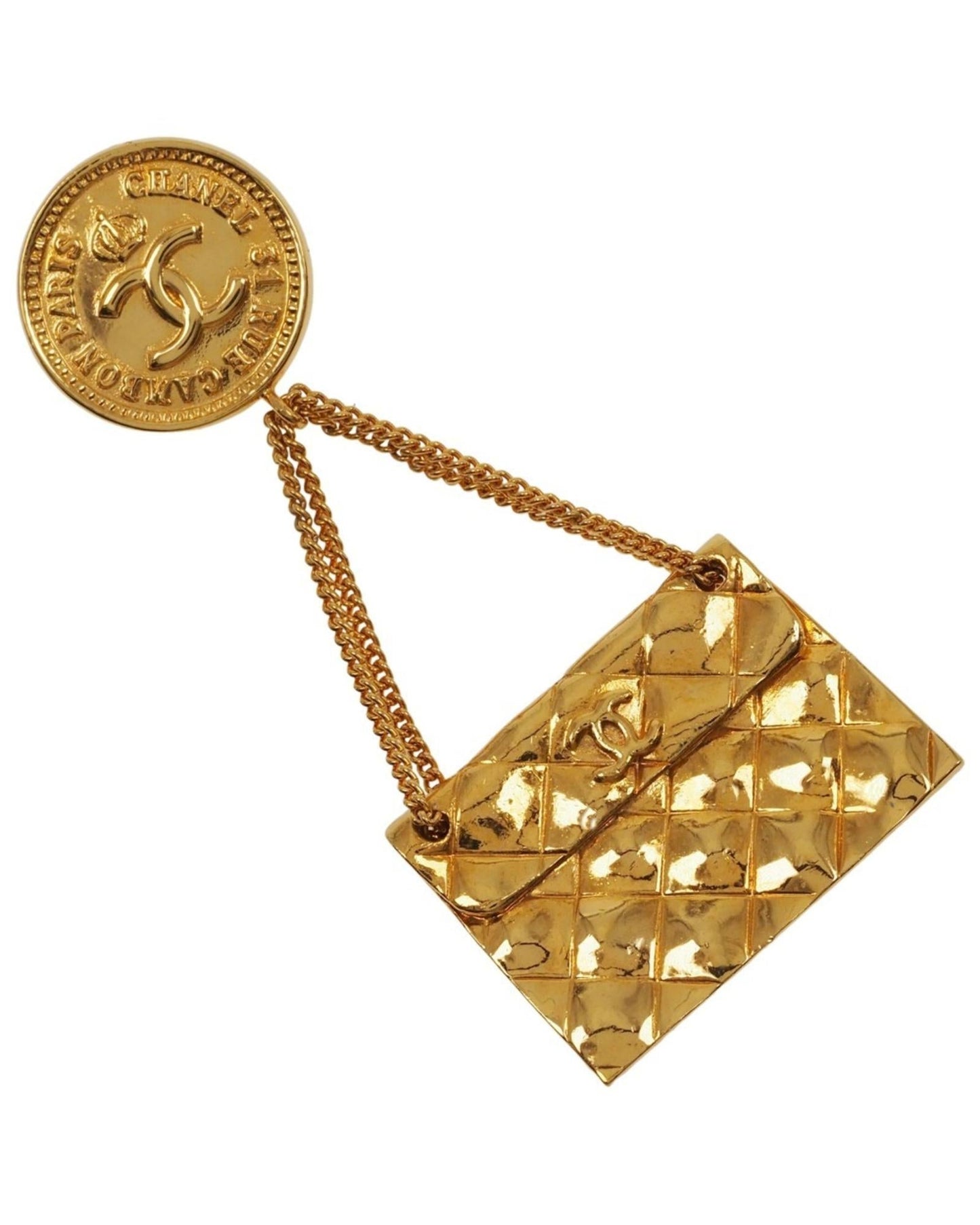 Chanel Chanel handbag pin brooch