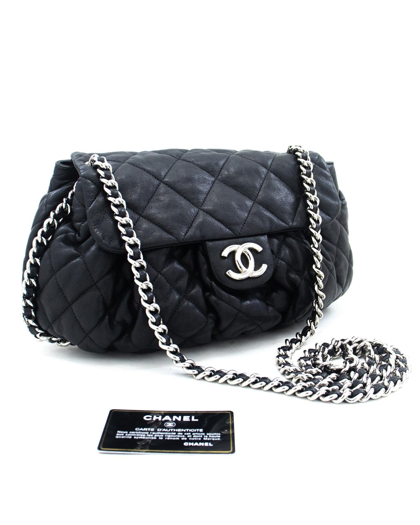 Chanel Quilted Lambskin Chain Bag