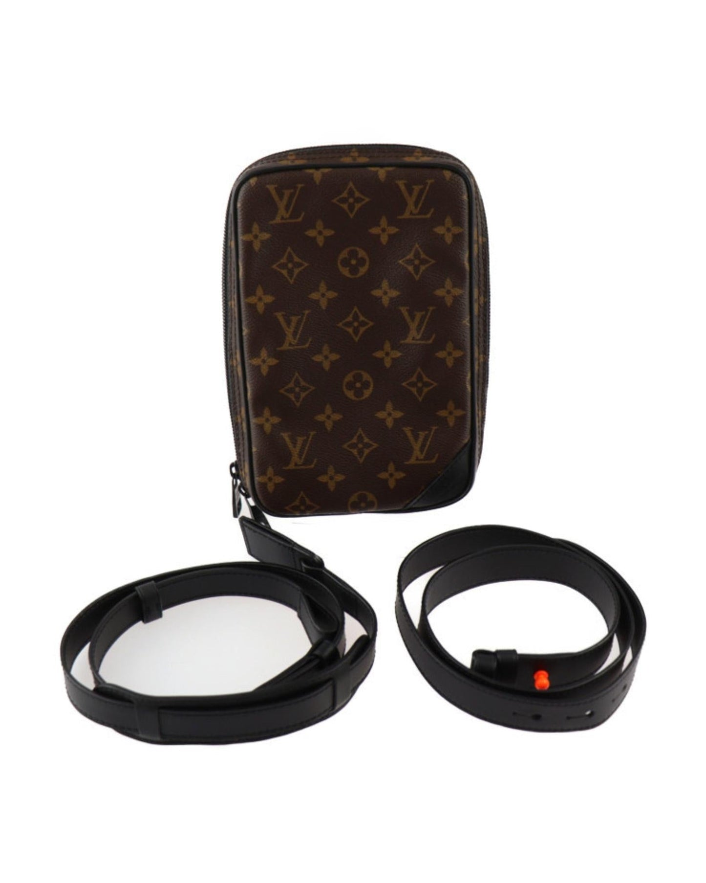 Versatile Monogram Leather Utility Bag