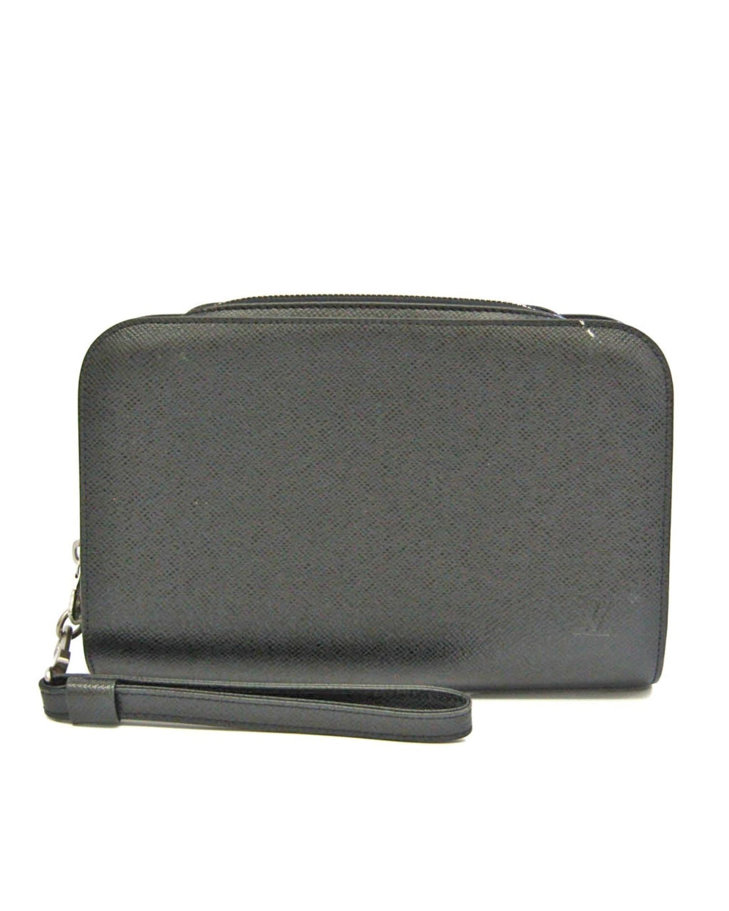 Black Leather Baikal Bag by Louis Vuitton