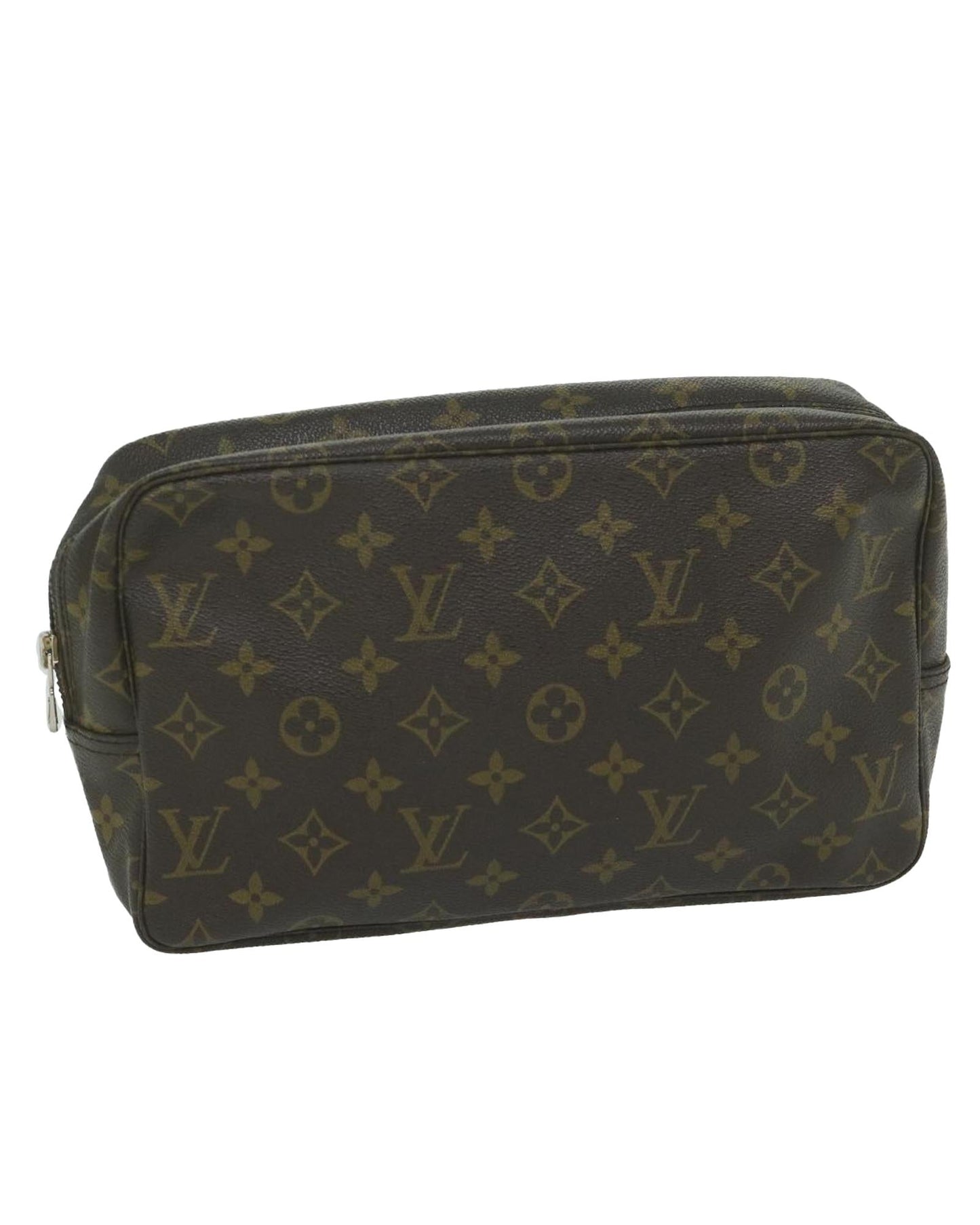 Durable Monogram Canvas Pouch