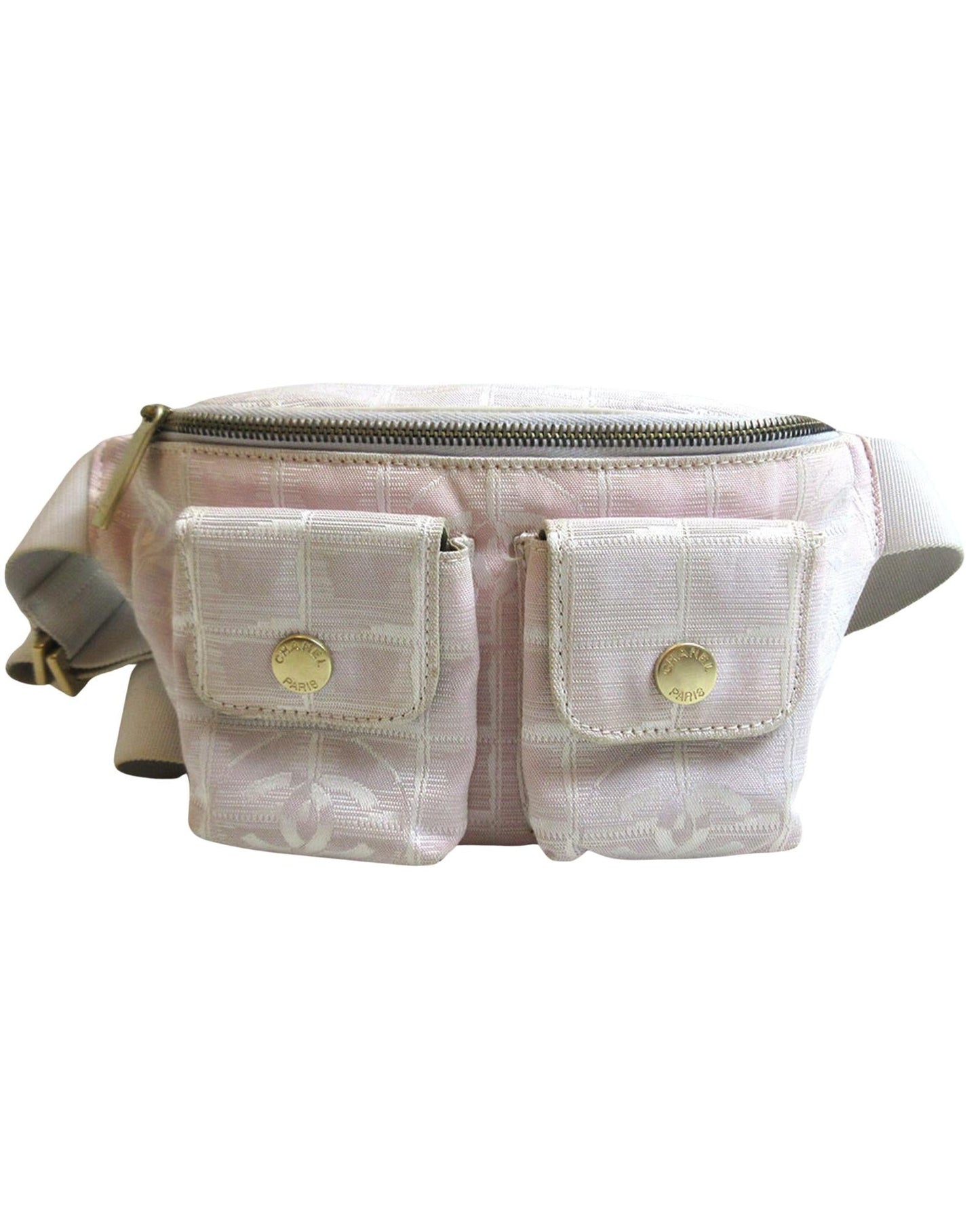 Chanel Pink Waist Bag Casual Style
