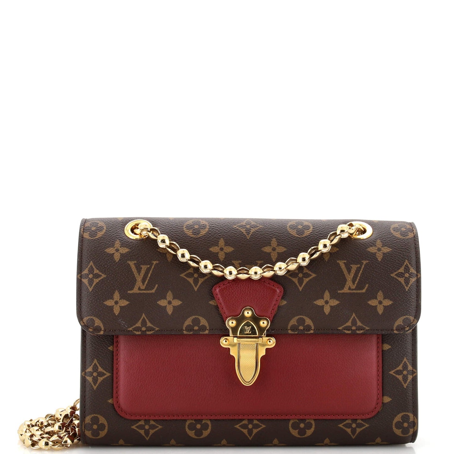 Louis Vuitton Victoire Handbag Monogram Canvas and Leather