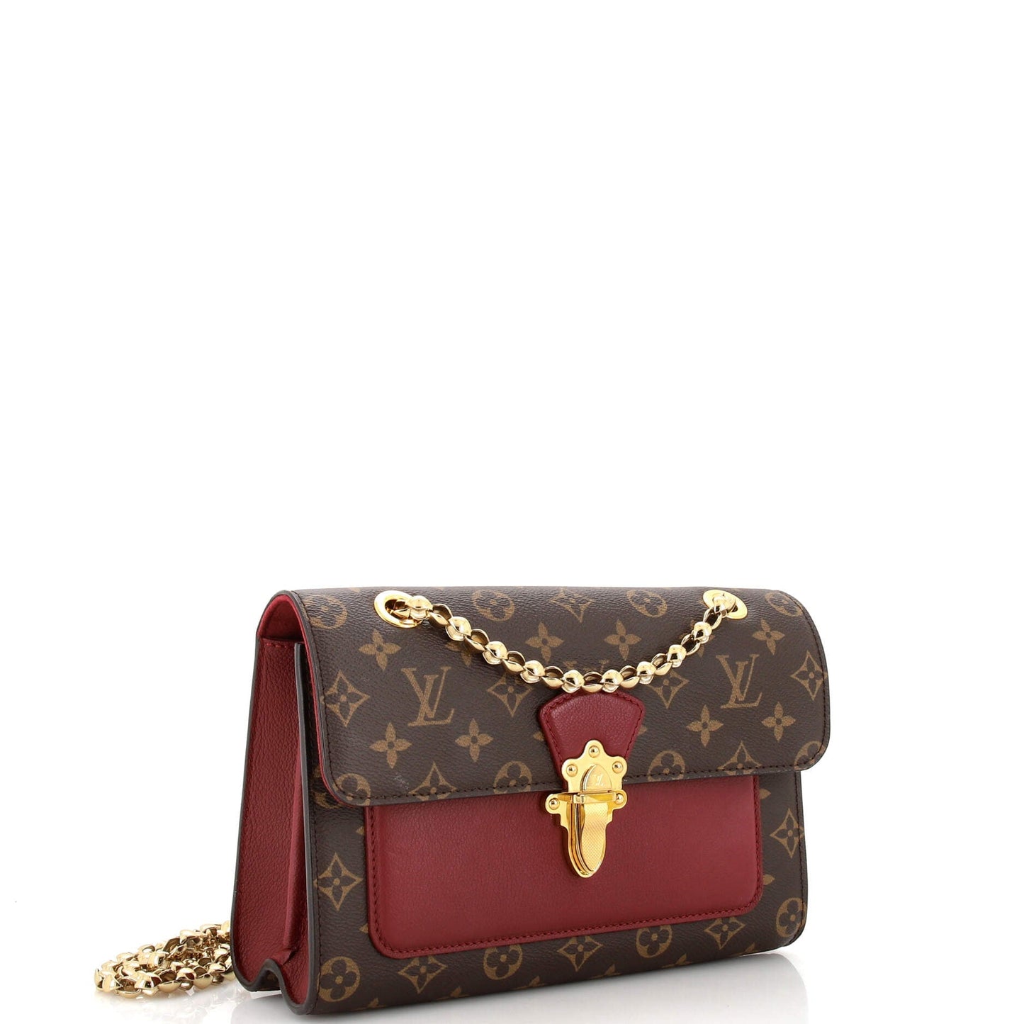 Louis Vuitton Victoire Handbag Monogram Canvas and Leather