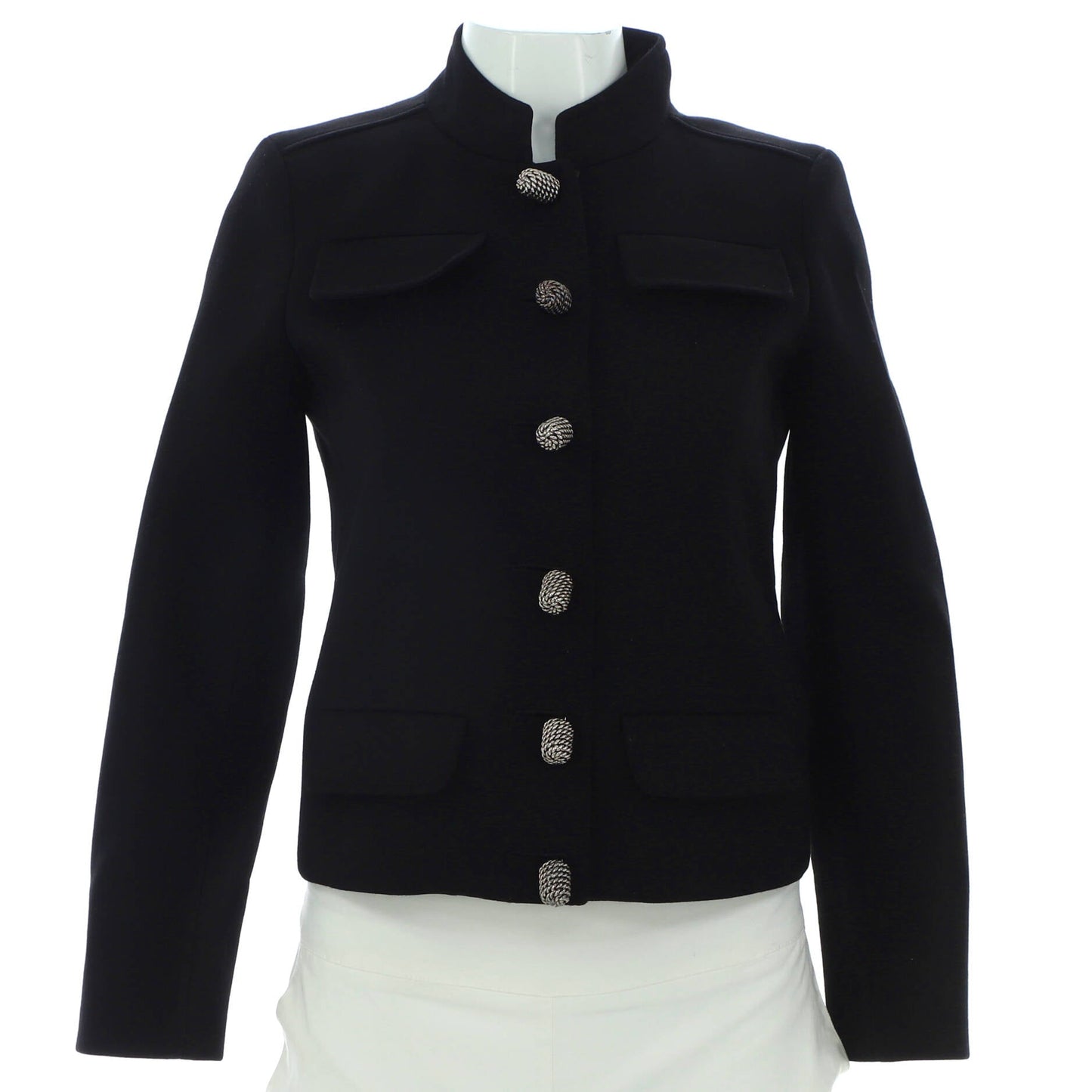 Louis Vuitton Women's Four Pocket Jacket Wool Blend with Metal Detail