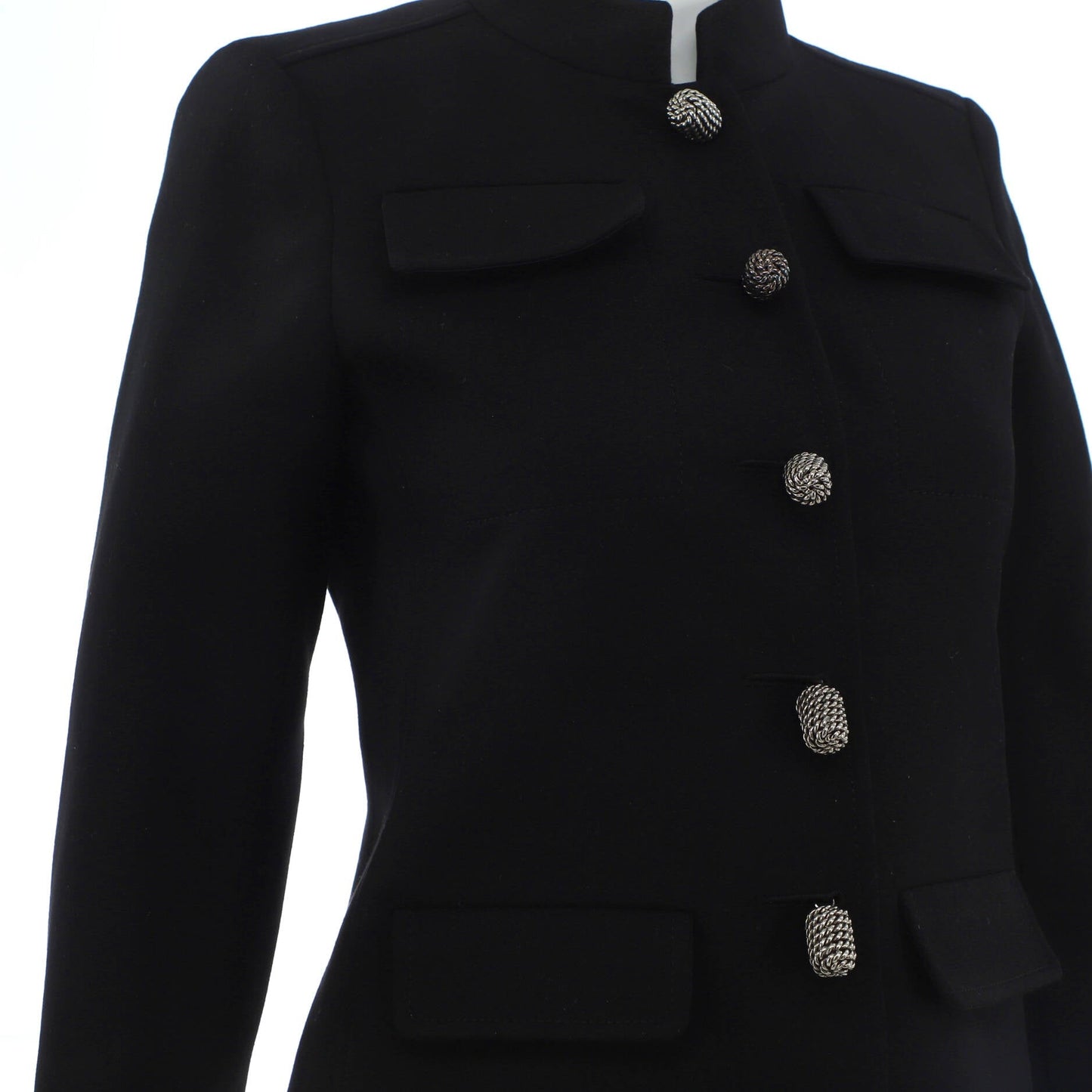 Louis Vuitton Women's Four Pocket Jacket Wool Blend with Metal Detail