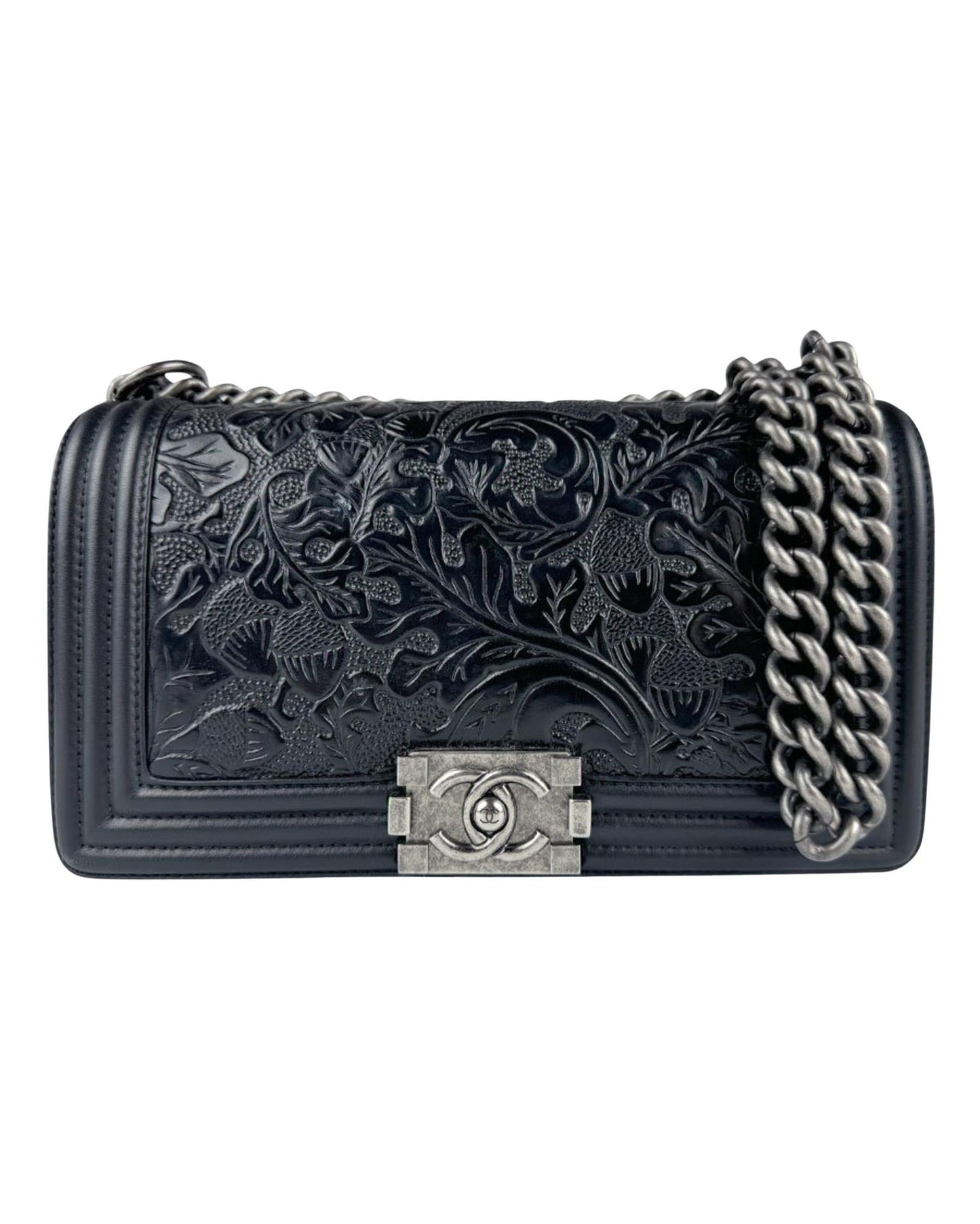 Chanel Boy Bag Embossed Calfskin