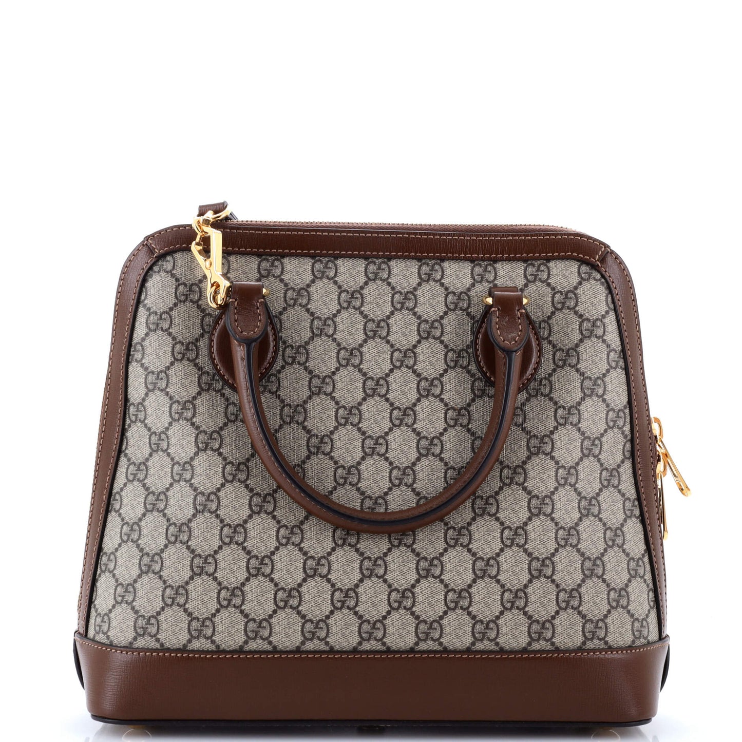 Horsebit 1955 Top Handle Bag GG Coated Canvas Medium