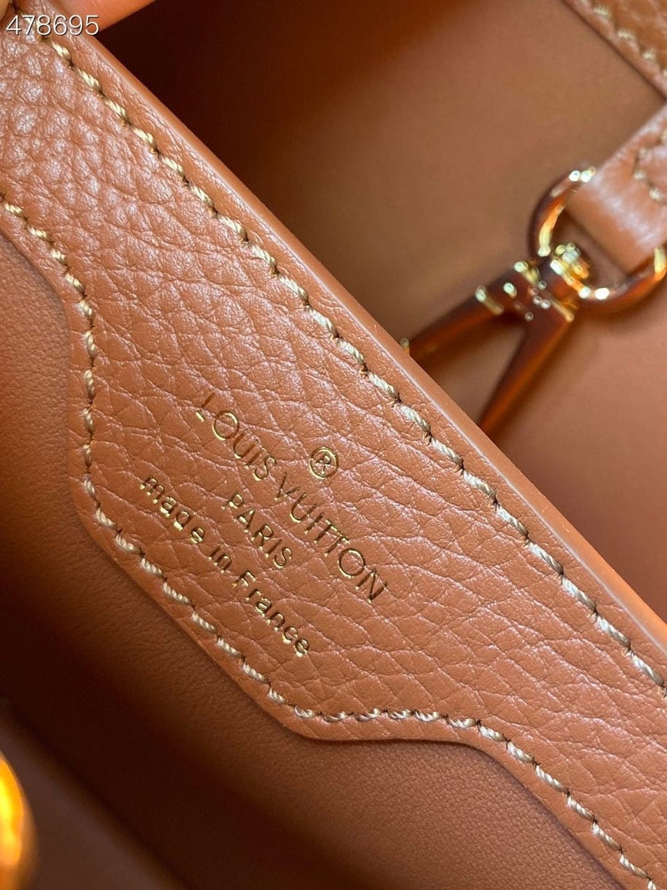 LV Capucines GLAMI Taurillon And Python Brown For Women,  Shoulder And Crossbody Bags 10.4in/27cm LV N97980