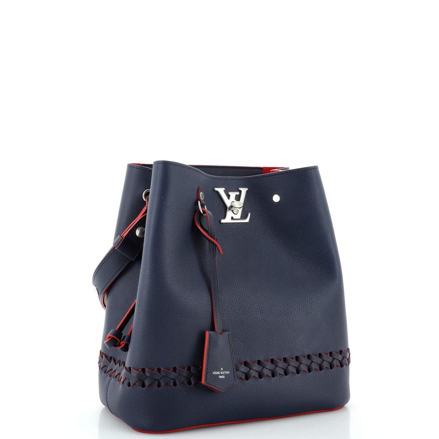 Louis Vuitton Lockme Bucket Bag Braided Leather