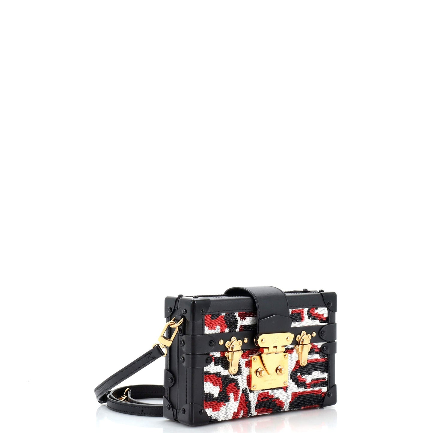 Louis Vuitton Petite Malle Handbag Sequins