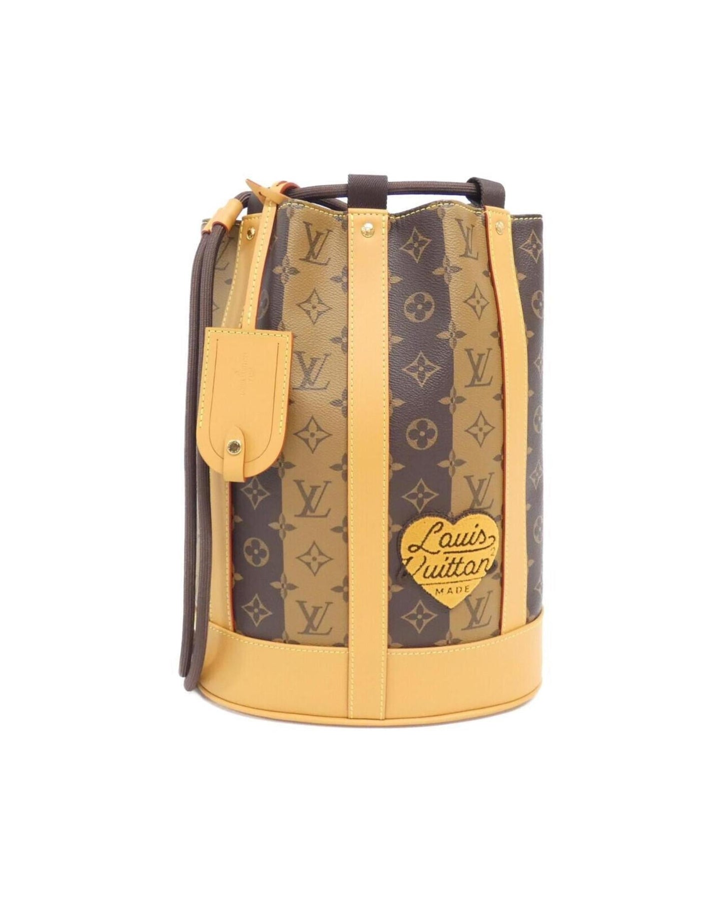 Luxury Canvas Randonnee Bag with Dust Bag and Name Tag