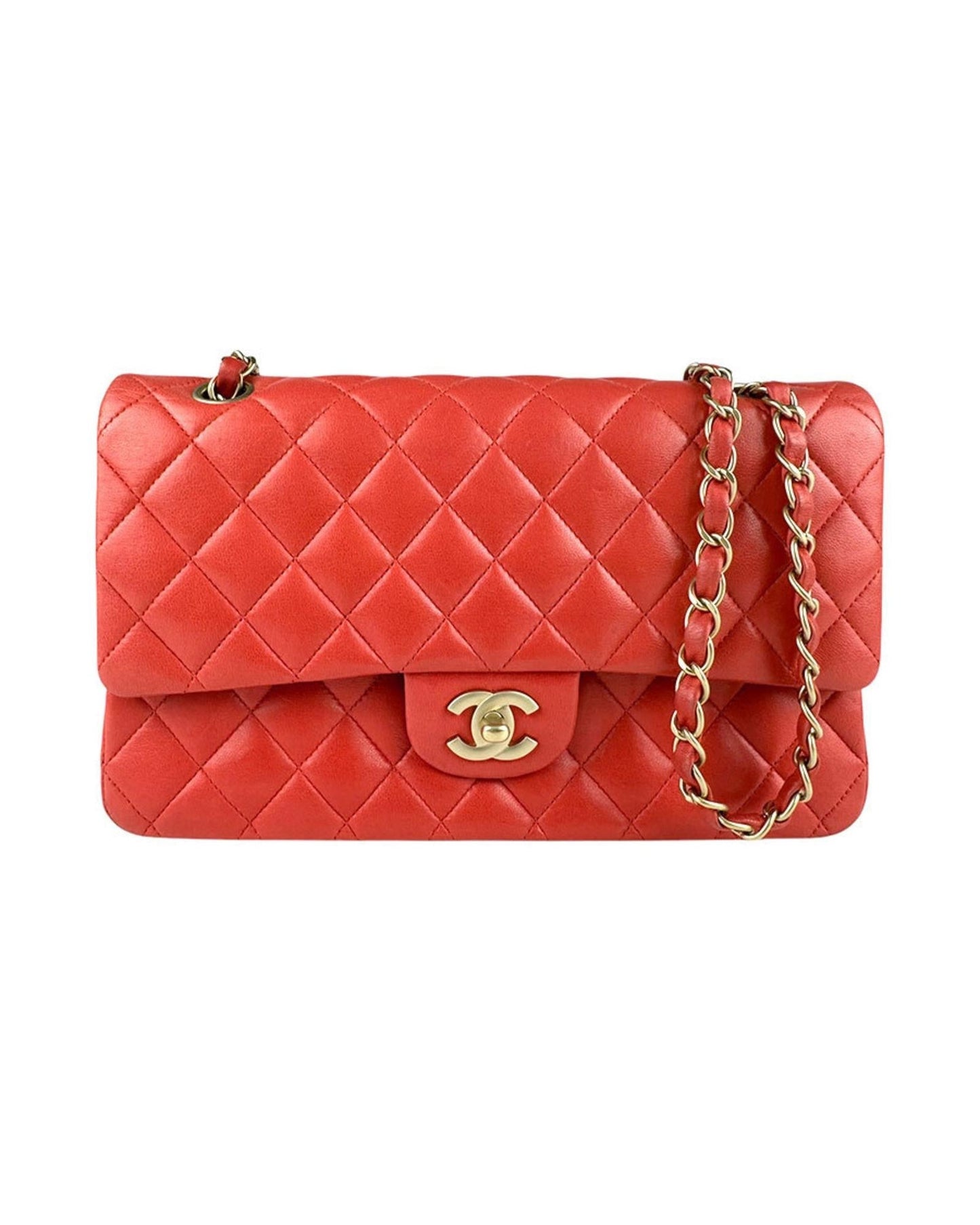 Chanel Timeless Leather Handbag with Minor Wear
