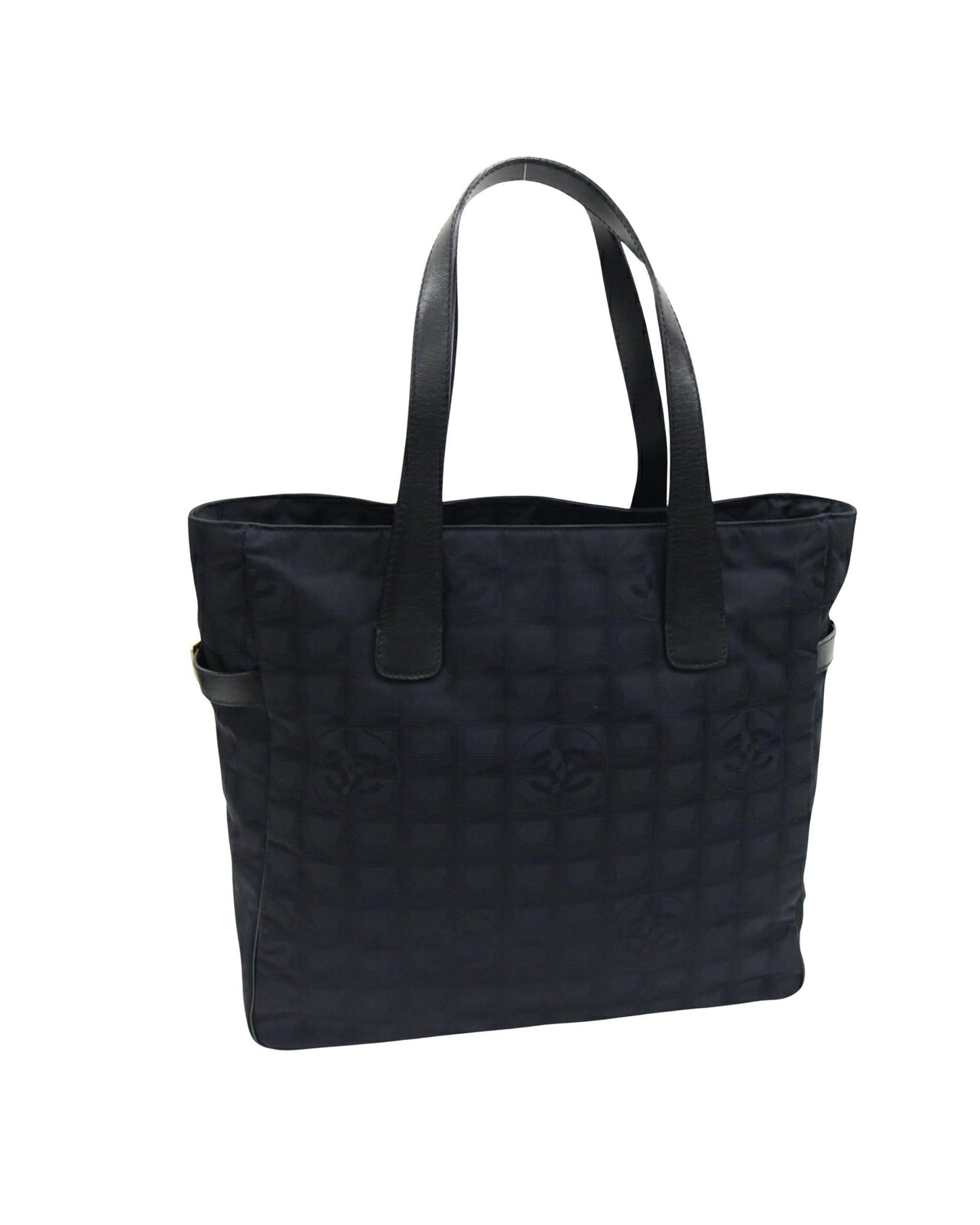 Chanel Travel Line Synthetic Tote Bag with Minor Wear