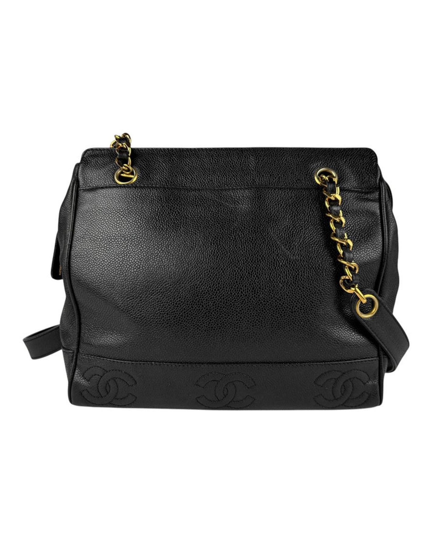 Chanel Classic Caviar Leather Shoulder Bag