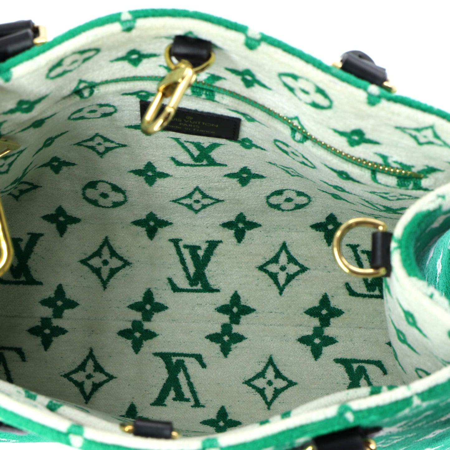 Louis Vuitton OnTheGo Tote LV Match Monogram Jacquard Velvet PM