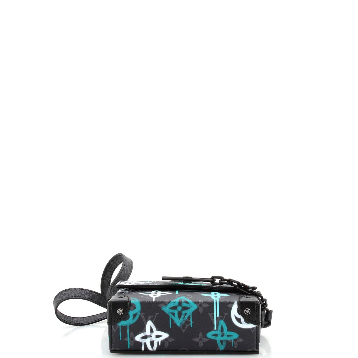 Louis Vuitton Steamer Wearable Wallet Graffiti Monogram Eclipse Canvas