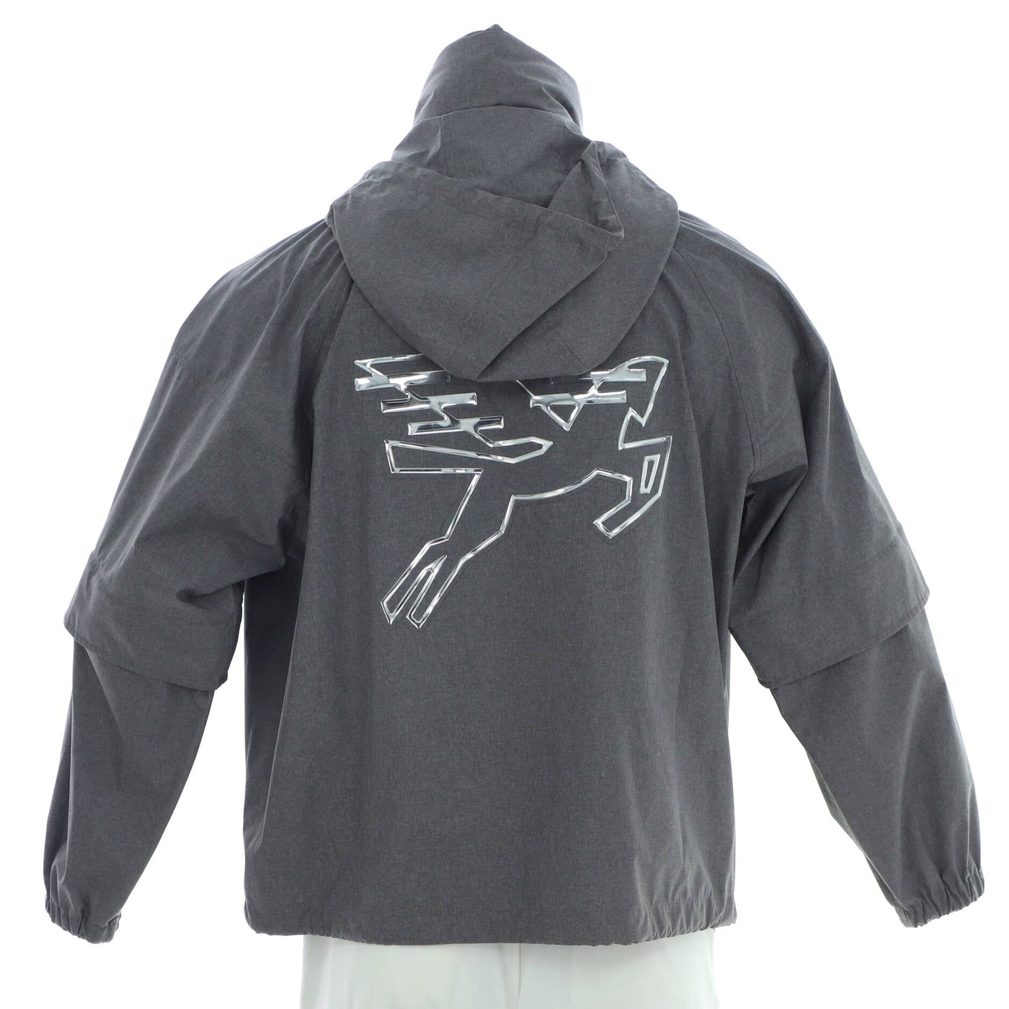 Louis Vuitton Men's Zip Up Flags Patch Windbreaker Polyester