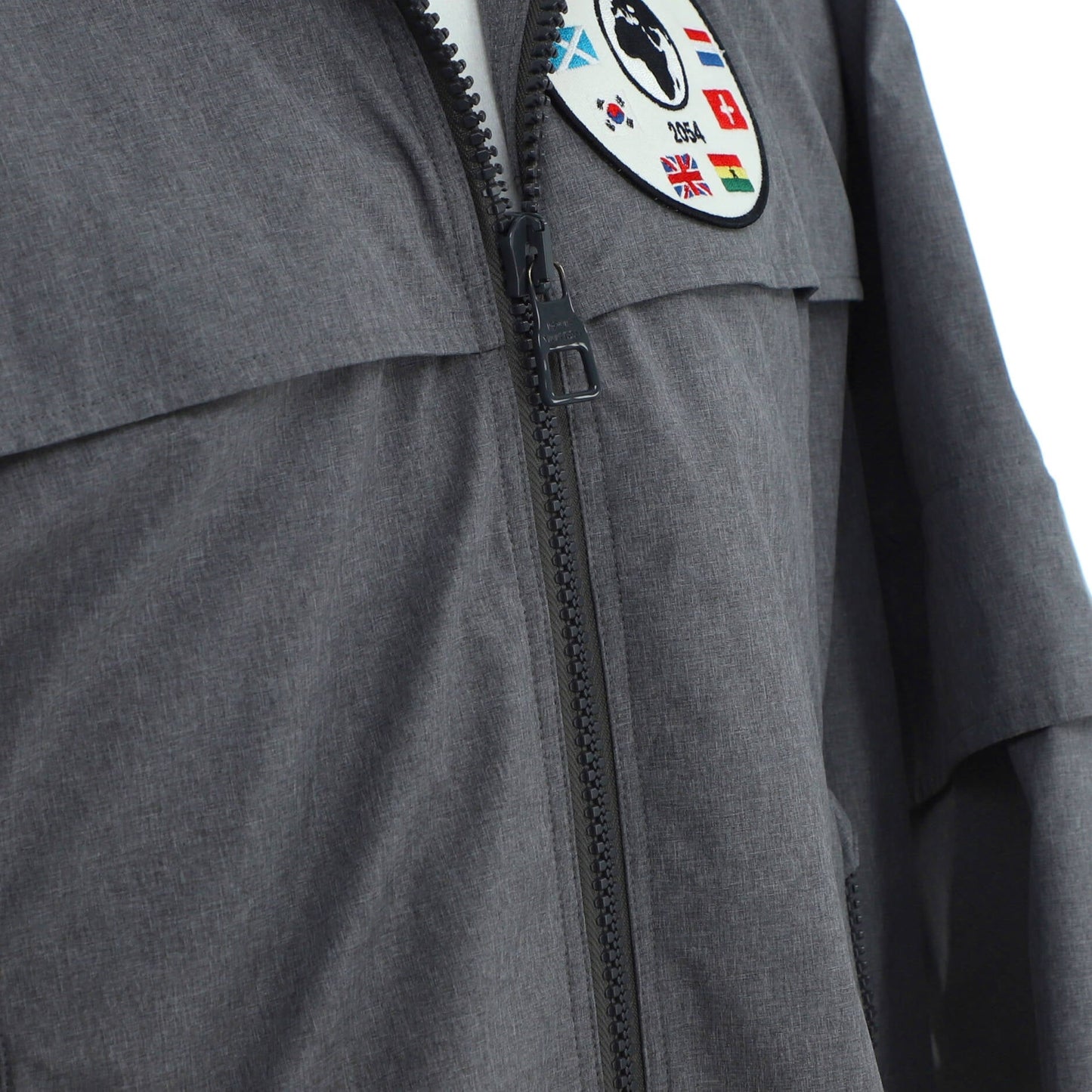 Louis Vuitton Men's Zip Up Flags Patch Windbreaker Polyester
