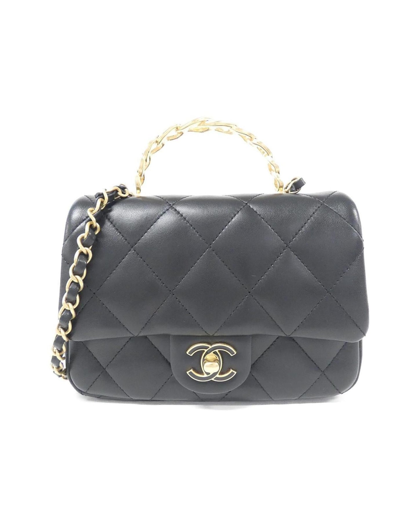 Chanel Luxury Leather Bag with Box and Dust Bag