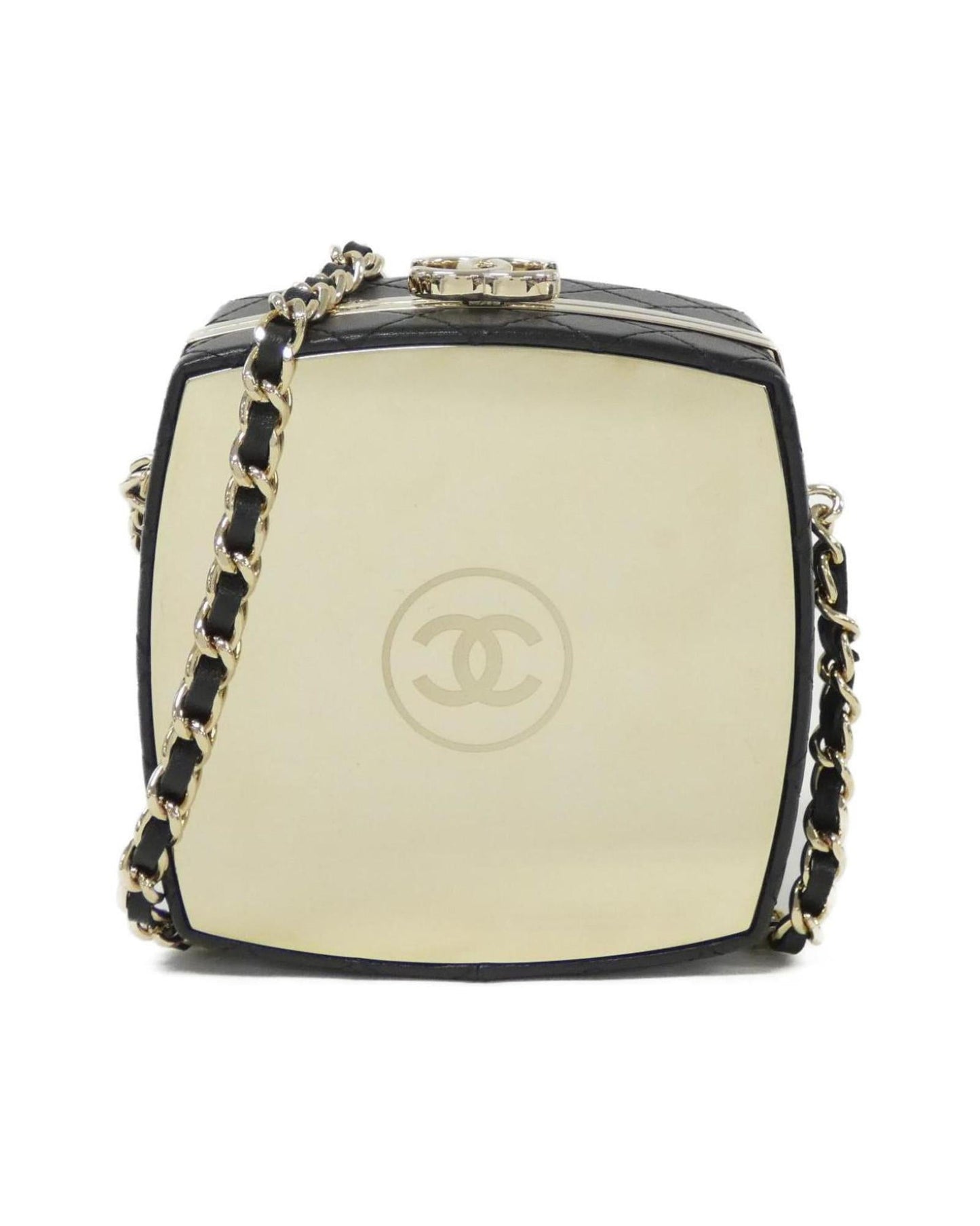 Chanel Leather Box with Dust Bag and  Card