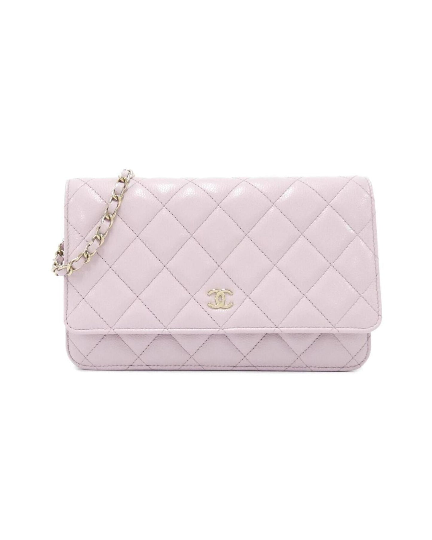 Chanel Leather Classic Flap Bag with Box and Dust Bag