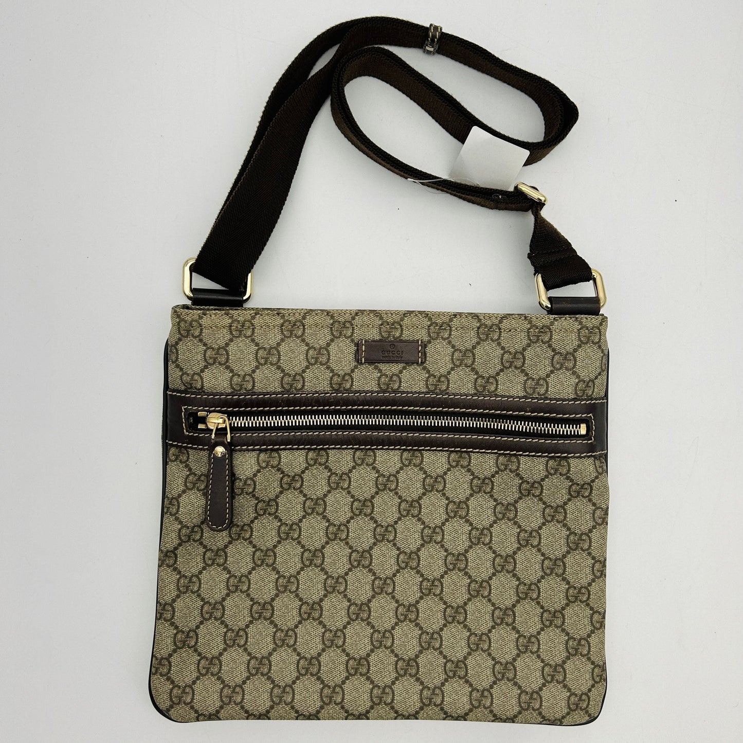 GLM-- GG Supreme Canvas Shoulder Crossbody Bag Beige 2120700049388