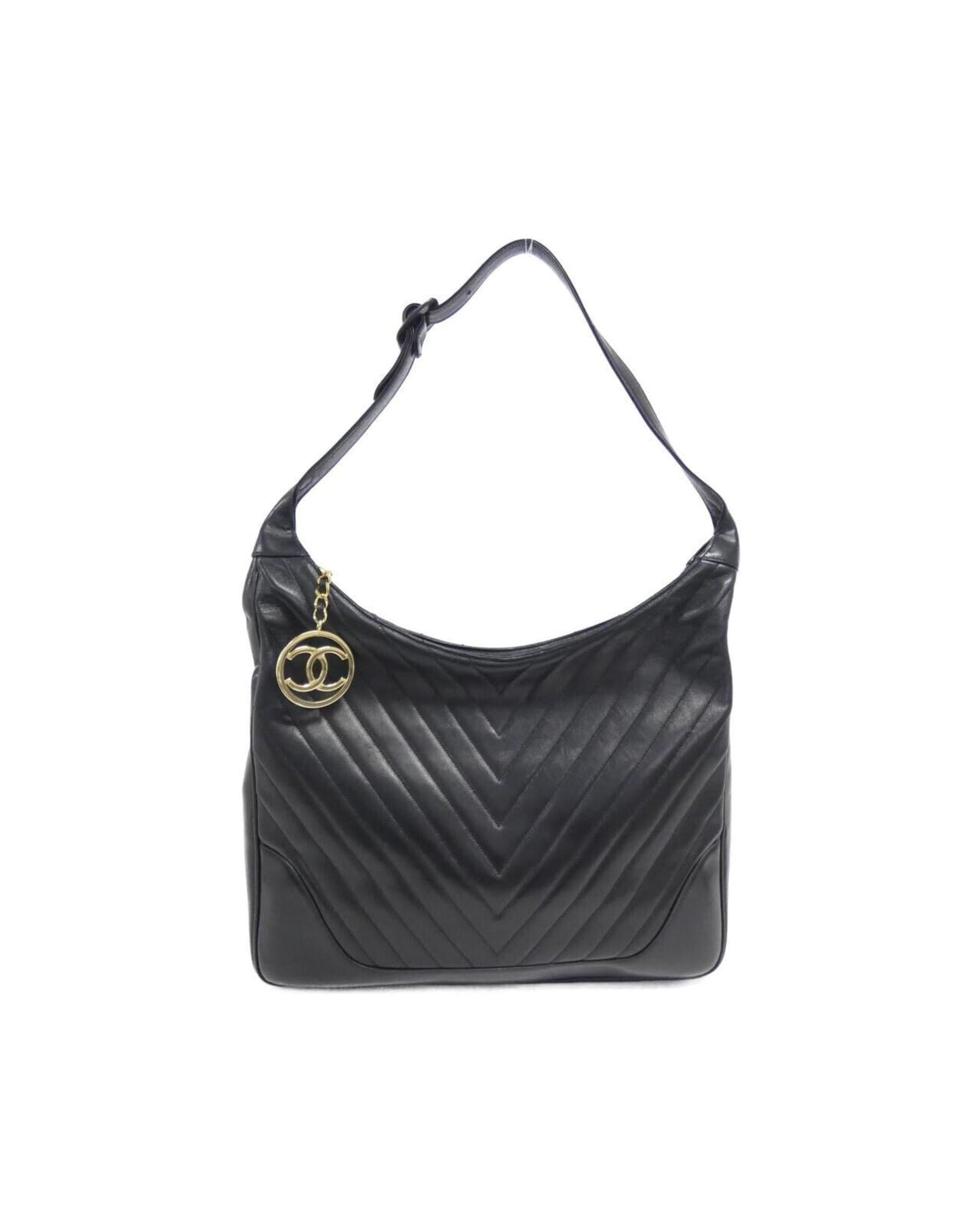 Chanel Chevron Quilted Leather Shoulder Bag