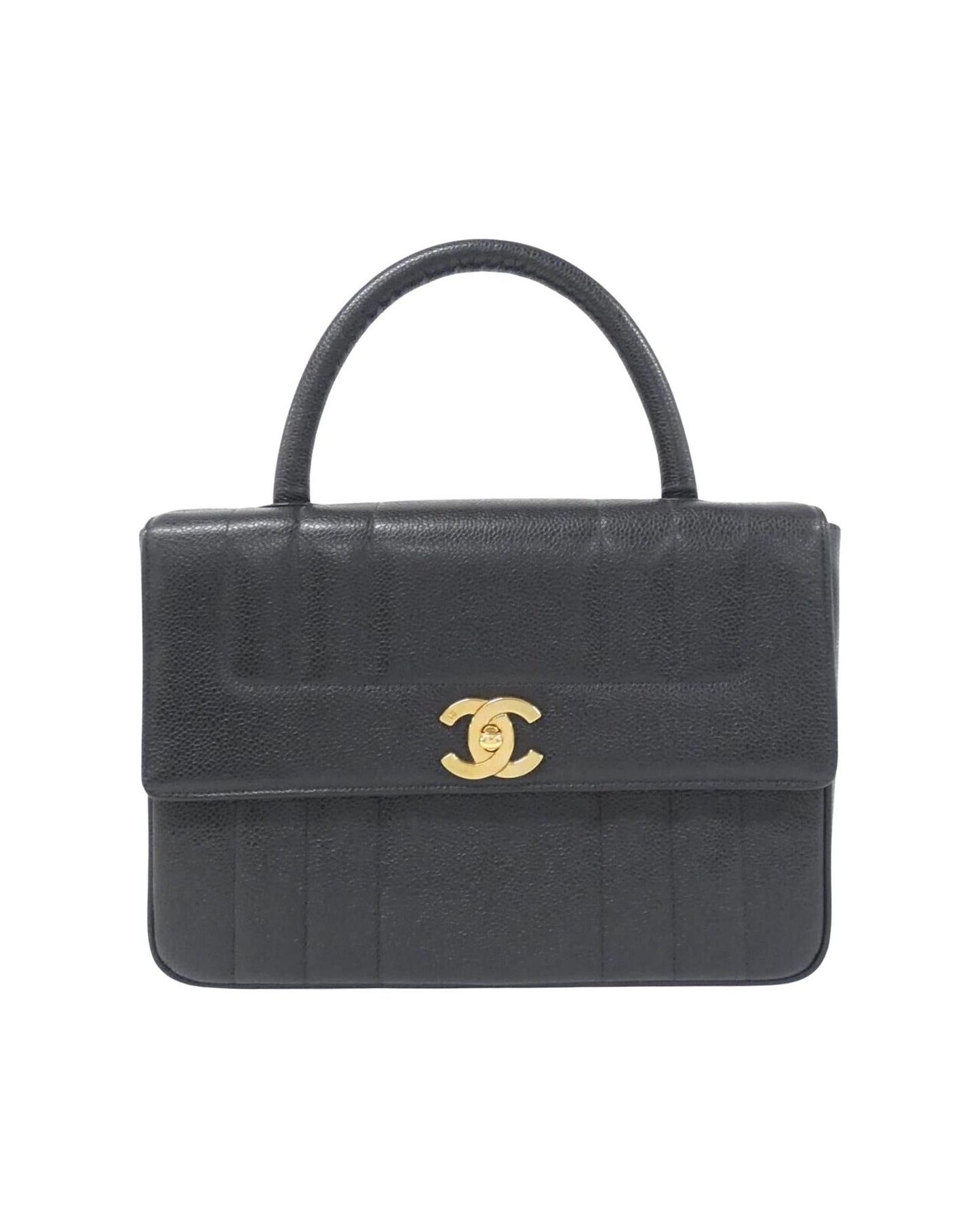 Chanel Caviar Leather TopHandle Handbag