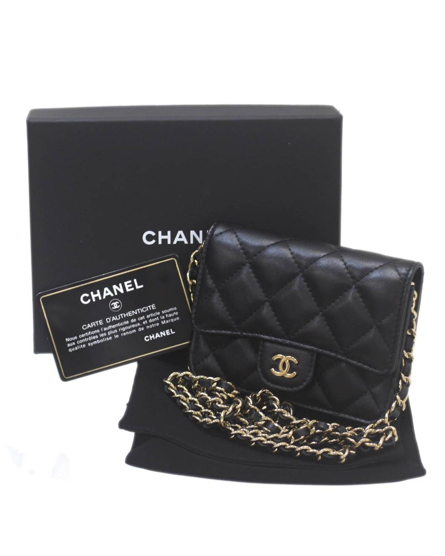 Chanel Chanel Quilted Lambskin Chain Bag
