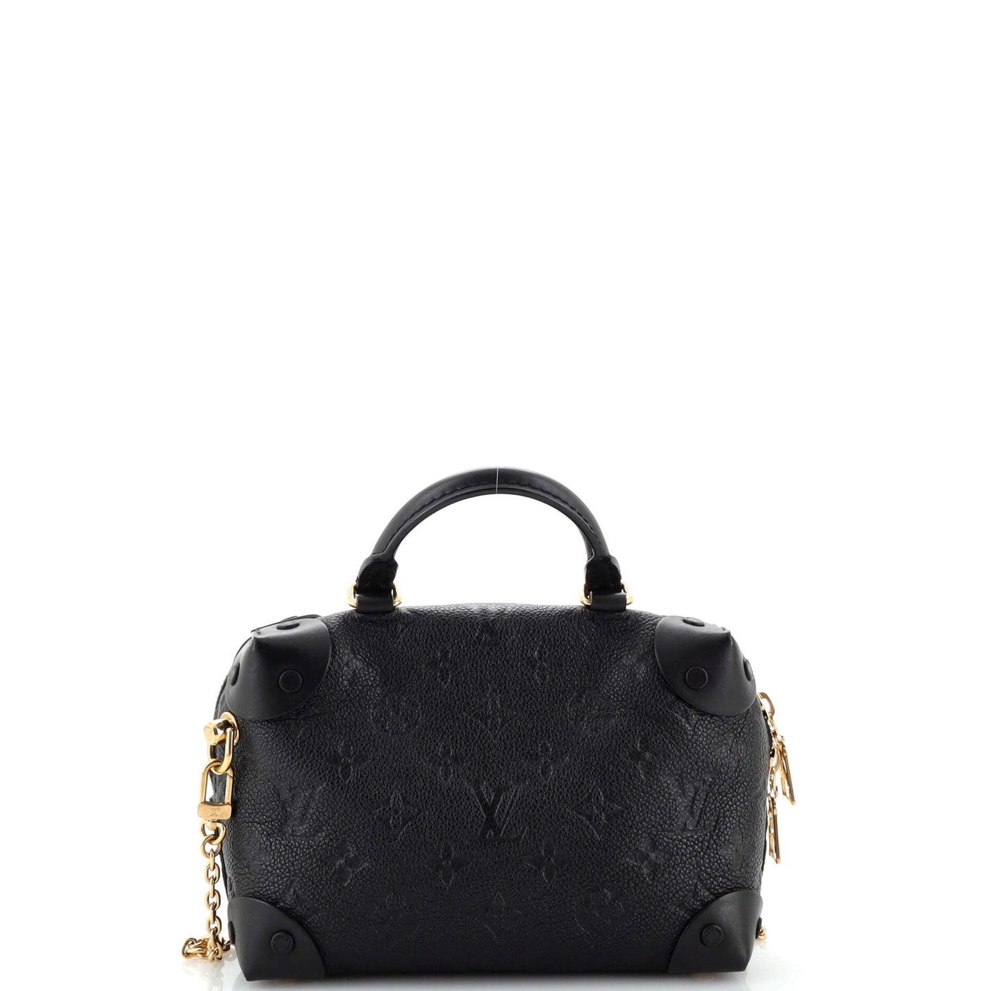Louis Vuitton Petite Malle Souple Handbag Monogram Empreinte Leather
