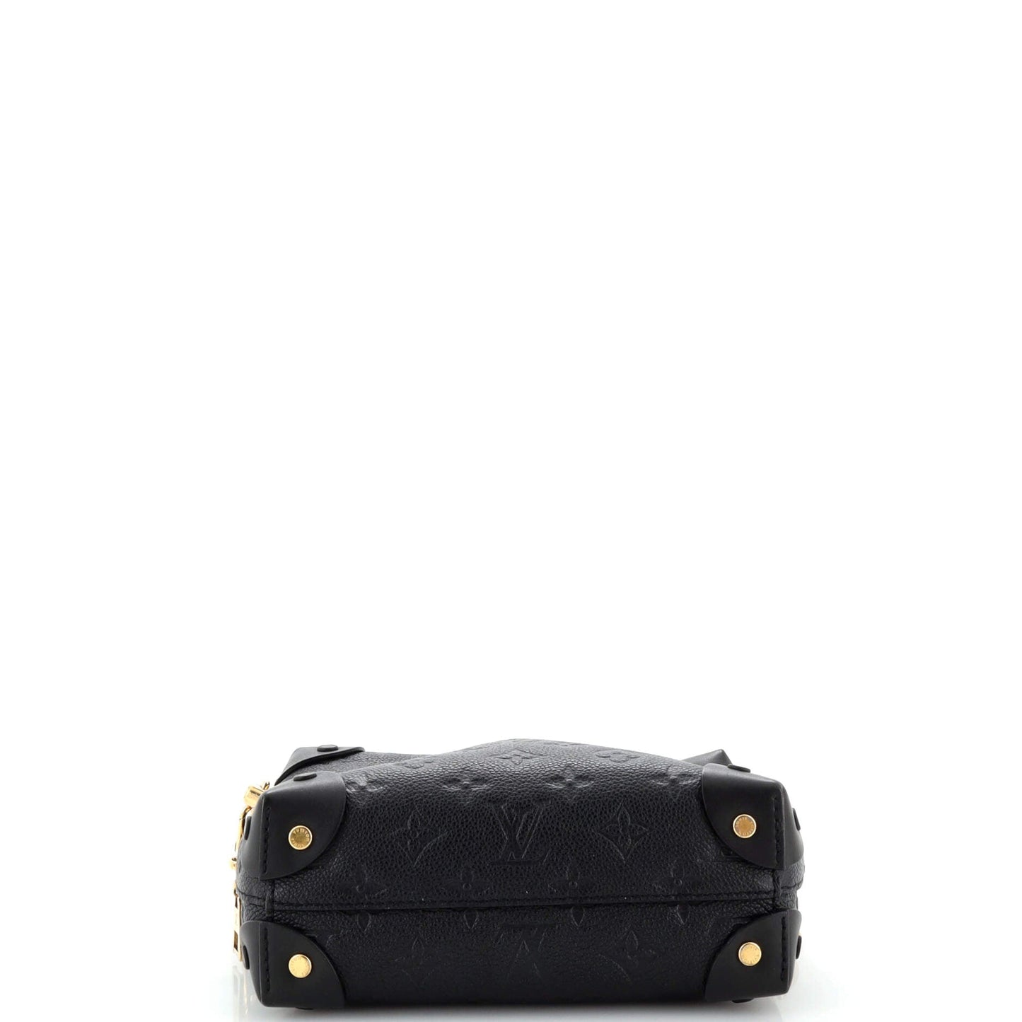 Louis Vuitton Petite Malle Souple Handbag Monogram Empreinte Leather