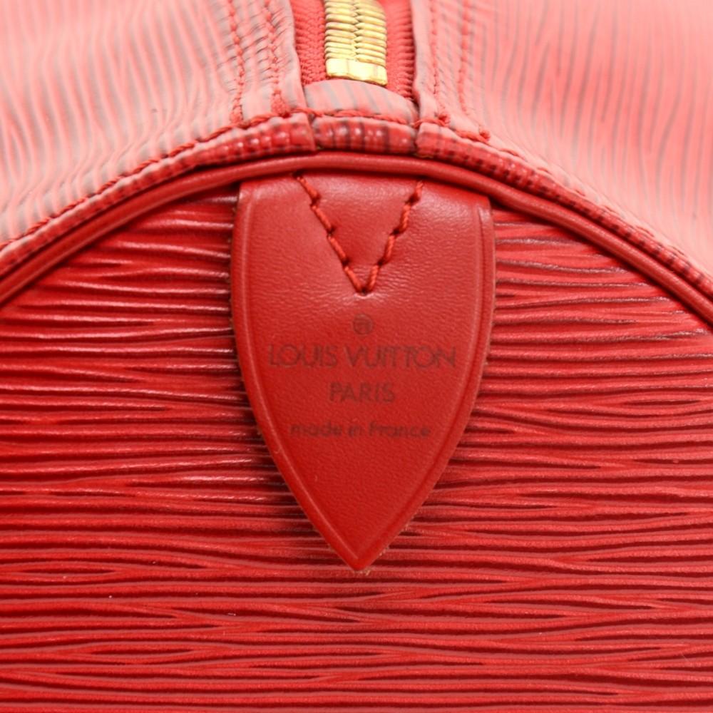 Louis Vuitto Keepall 50 Epi Leather Travel Bag