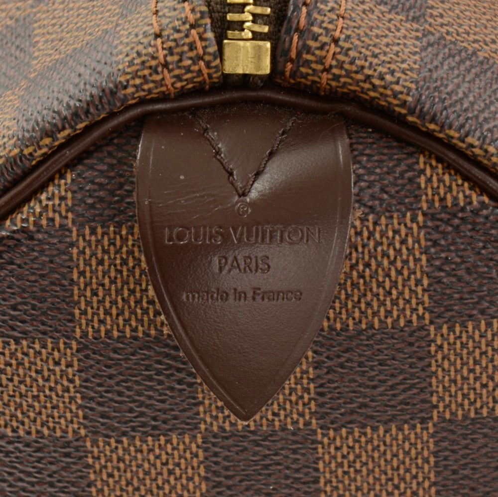 Louis Vuitto Speedy 25 Damier Ebene Handbag