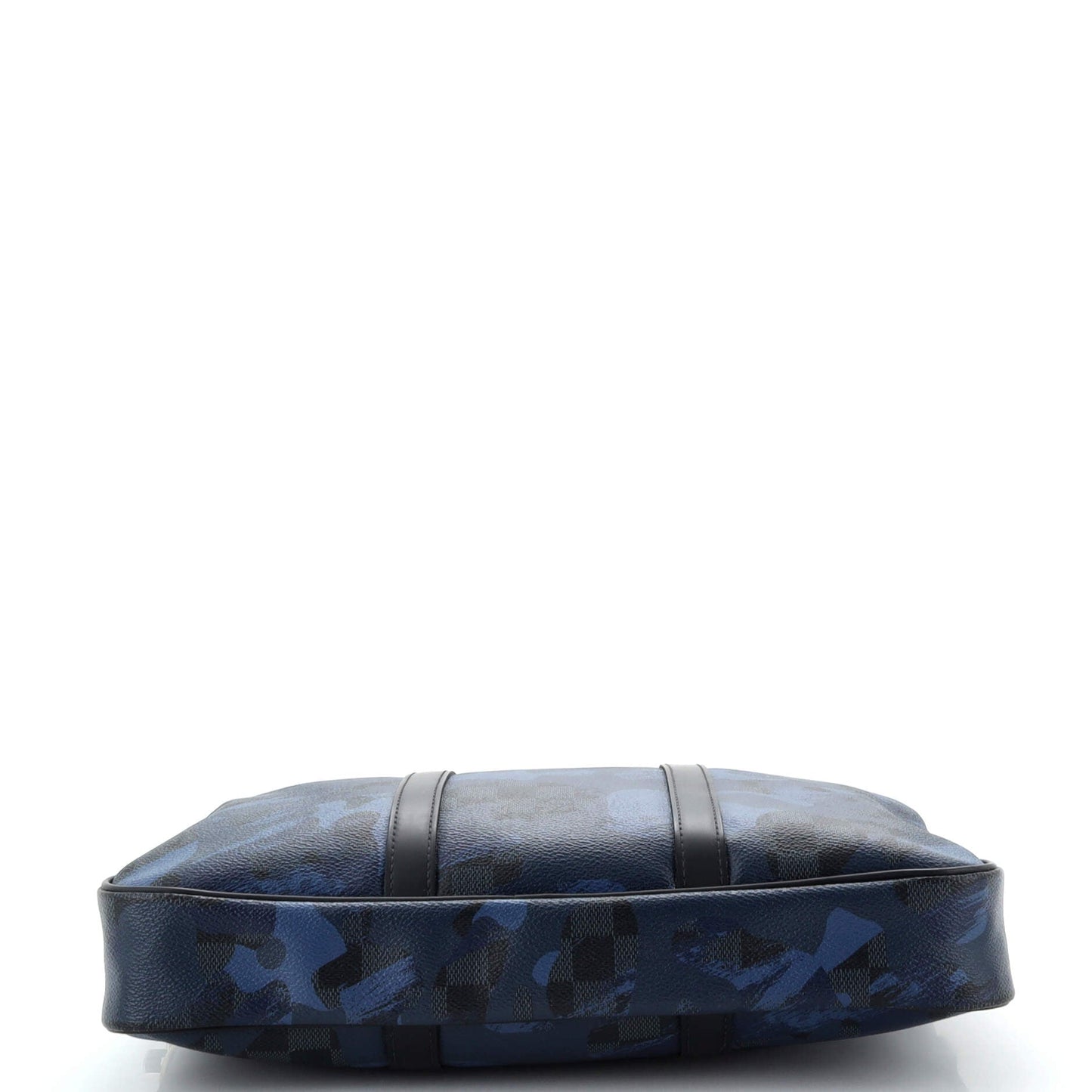 Louis Vuitton Porte-Documents Voyage Briefcase Limited Edition Camouflage Damier Cobalt PM