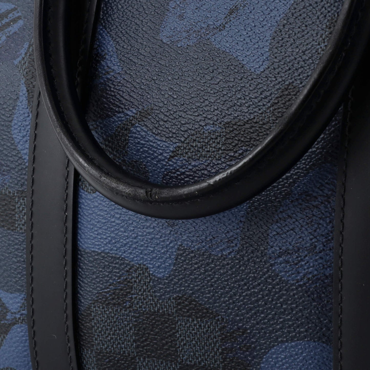 Louis Vuitton Porte-Documents Voyage Briefcase Limited Edition Camouflage Damier Cobalt PM