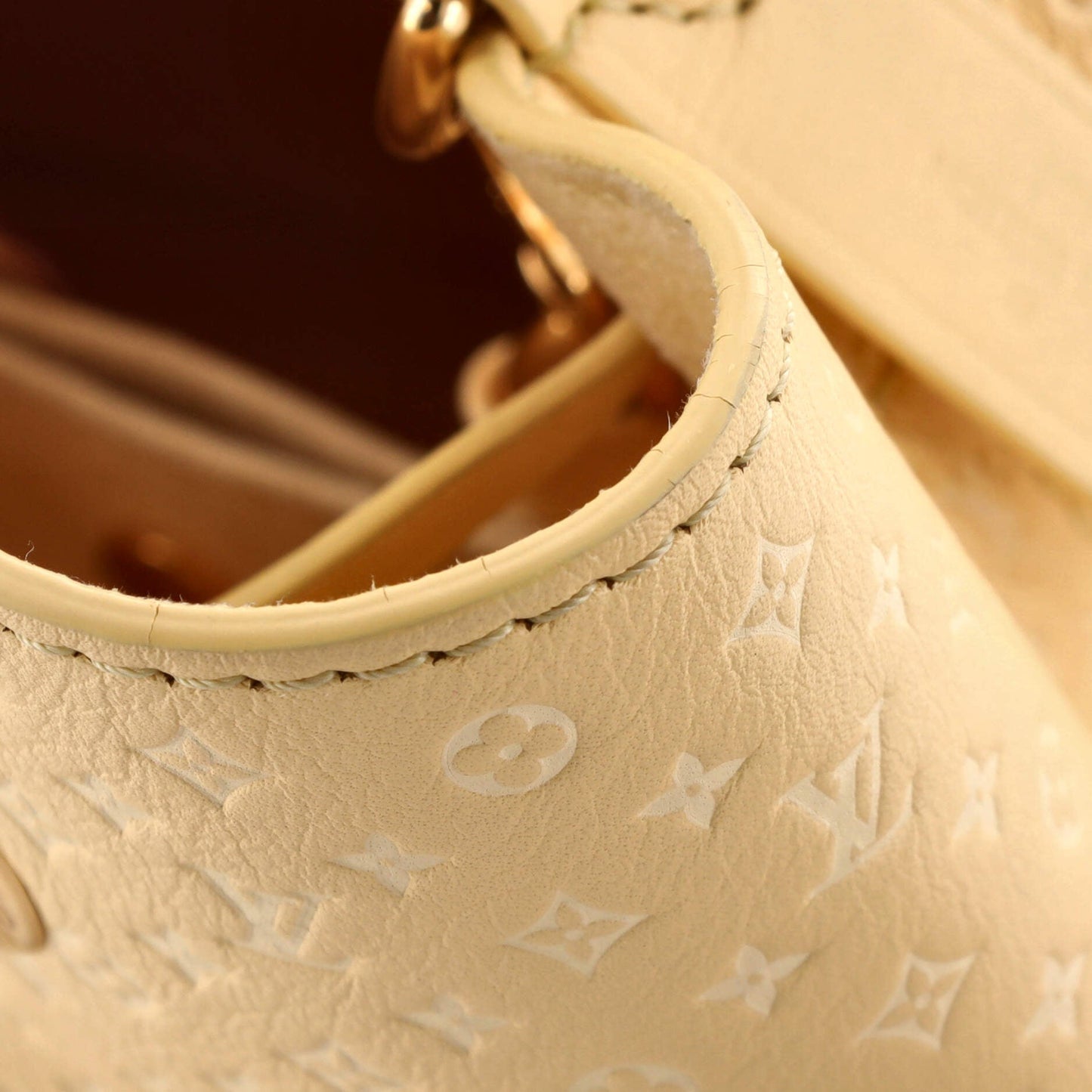 Louis Vuitton NeoNoe Handbag Nano Monogram Leather BB