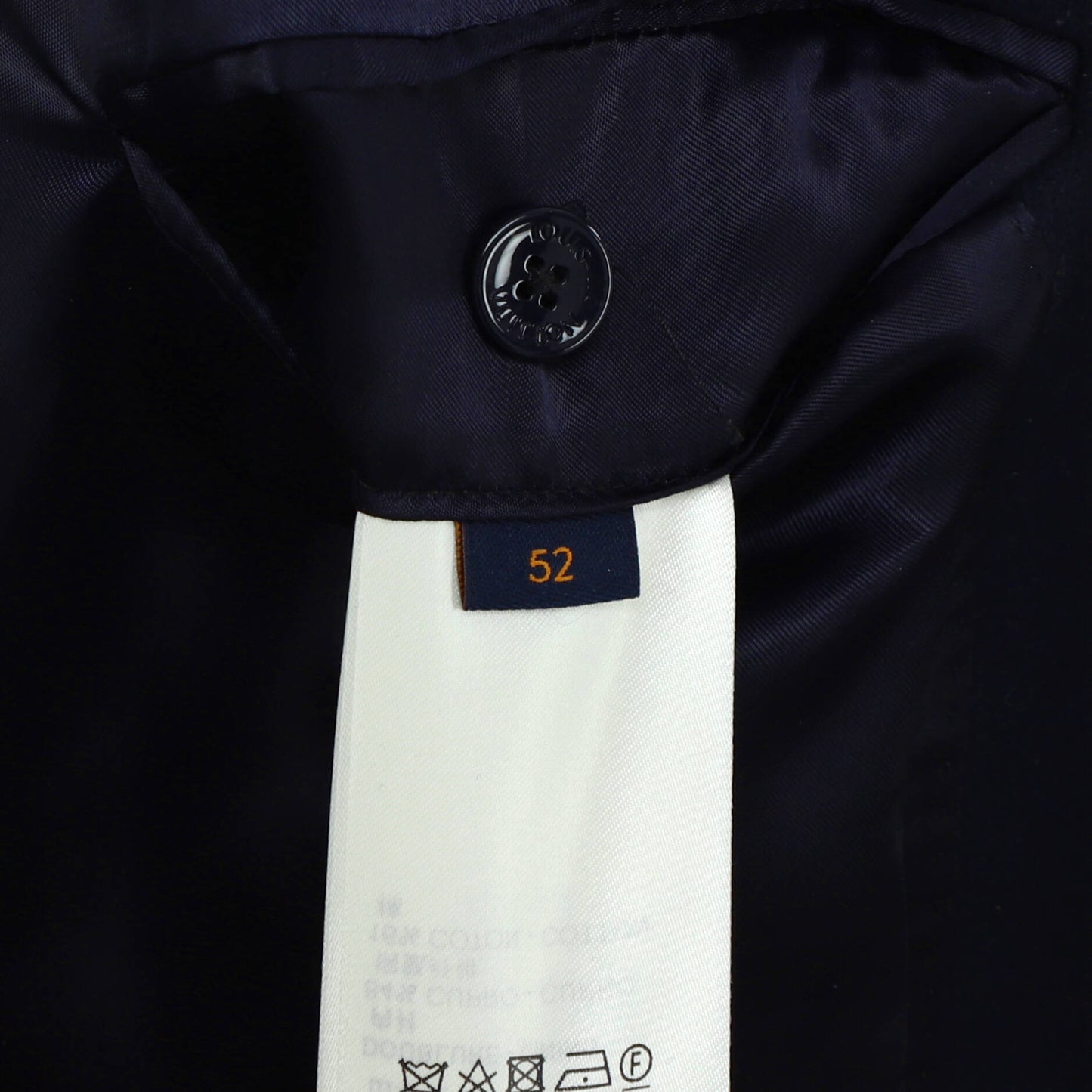 Louis Vuitton Men's Flower Embossed Coat Wool Blend