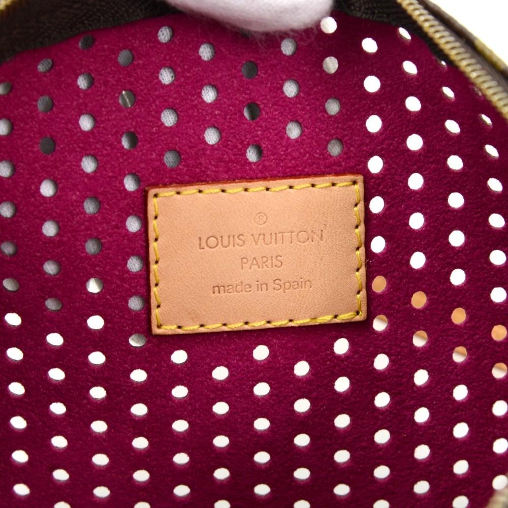Louis Vuitto Perforated Monogram Canvas Accessoires Evening Bag - 2006 Limited Edition