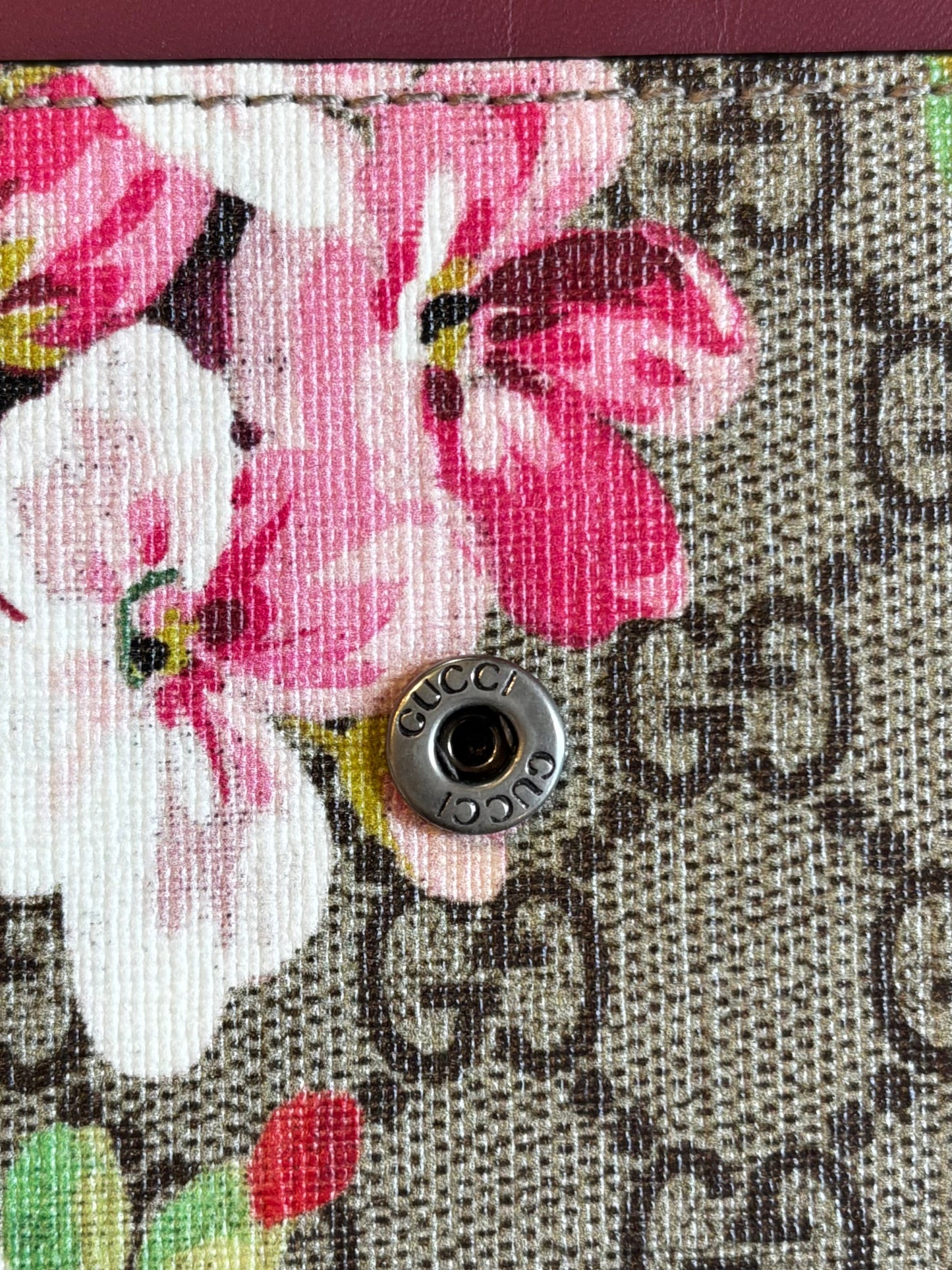 GUCCI Blooms Flap Continental Wallet