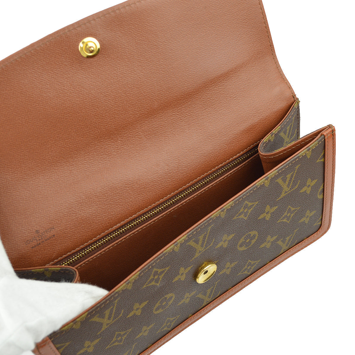Louis Vuitton Monogram Pochette Damme PM Clutch Handbag M51812