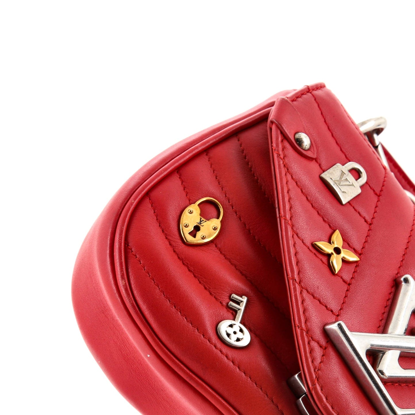 Louis Vuitton New Wave Chain Bag Limited Edition Love Lock Quilted Leather PM