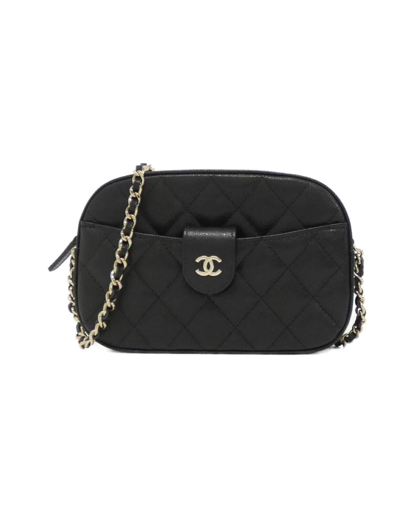 Chanel Leather Camera Bag with Dust Bag