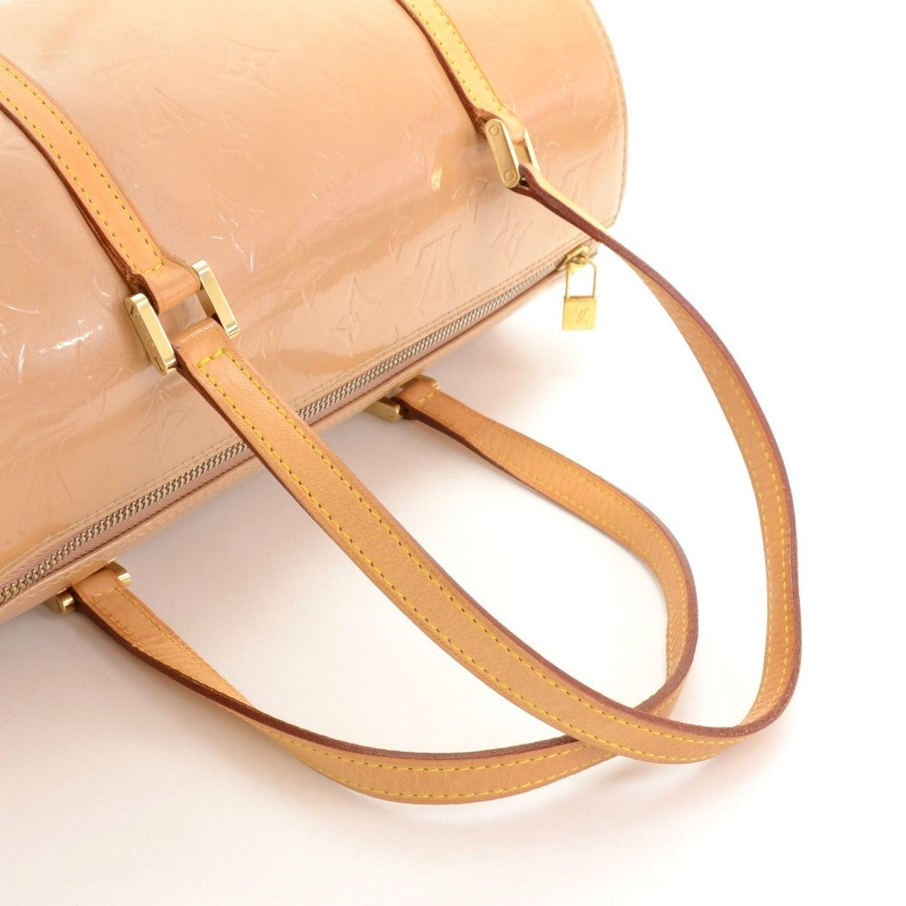 Louis Vuitto Bedford Noisette Vernis Patent Leather Handbag