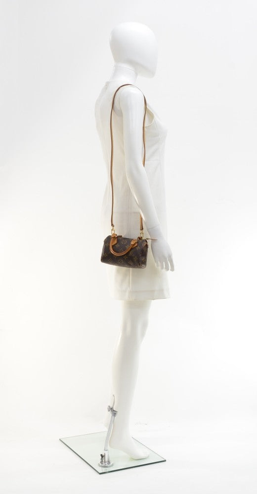 Louis Vuitto Mini Speedy Handbag with Strap