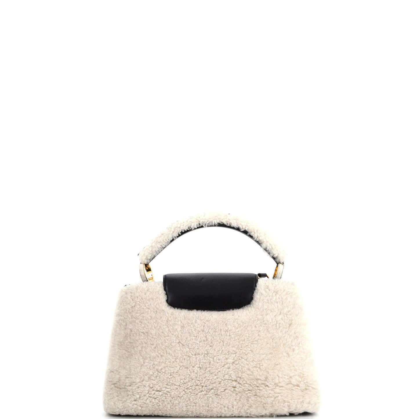 Louis Vuitton Capucines Bag Teddy Fleece MM